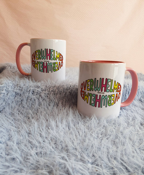 Overwhelmed - Rainbow Mug