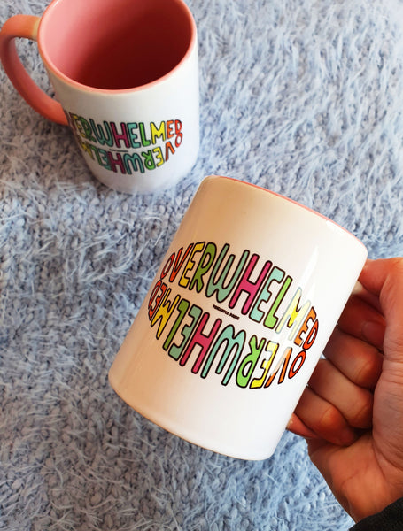 Overwhelmed - Rainbow Mug