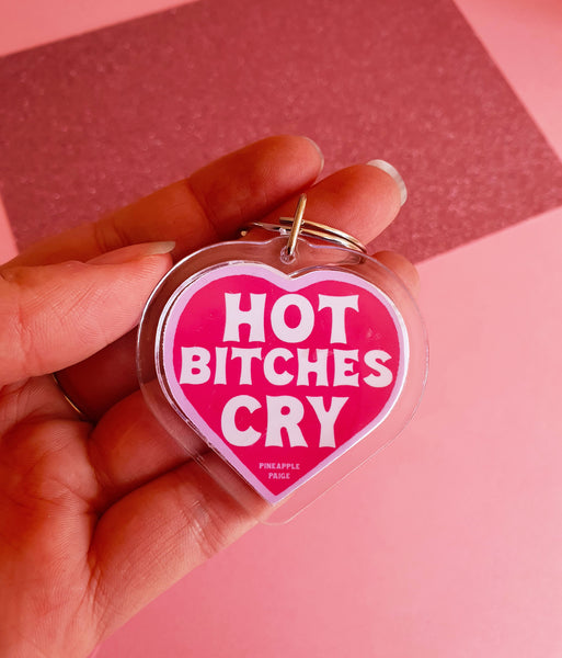 Hot Bitches Cry Sticker - 2 Sizes