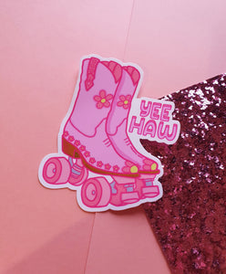 Yee Haw - Cowboy Boot Sticker