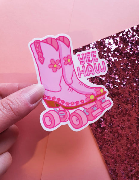 Yee Haw - Cowboy Boot Sticker