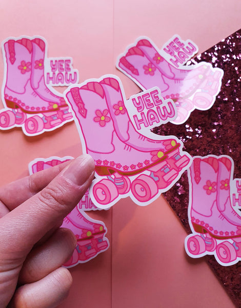 Yee Haw - Cowboy Boot Sticker