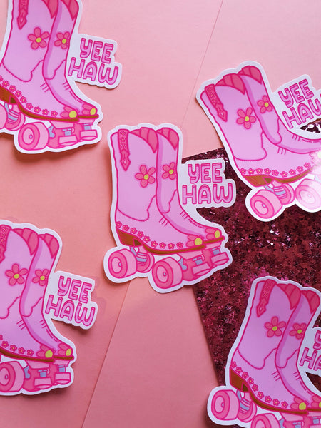 Yee Haw - Cowboy Boot Sticker