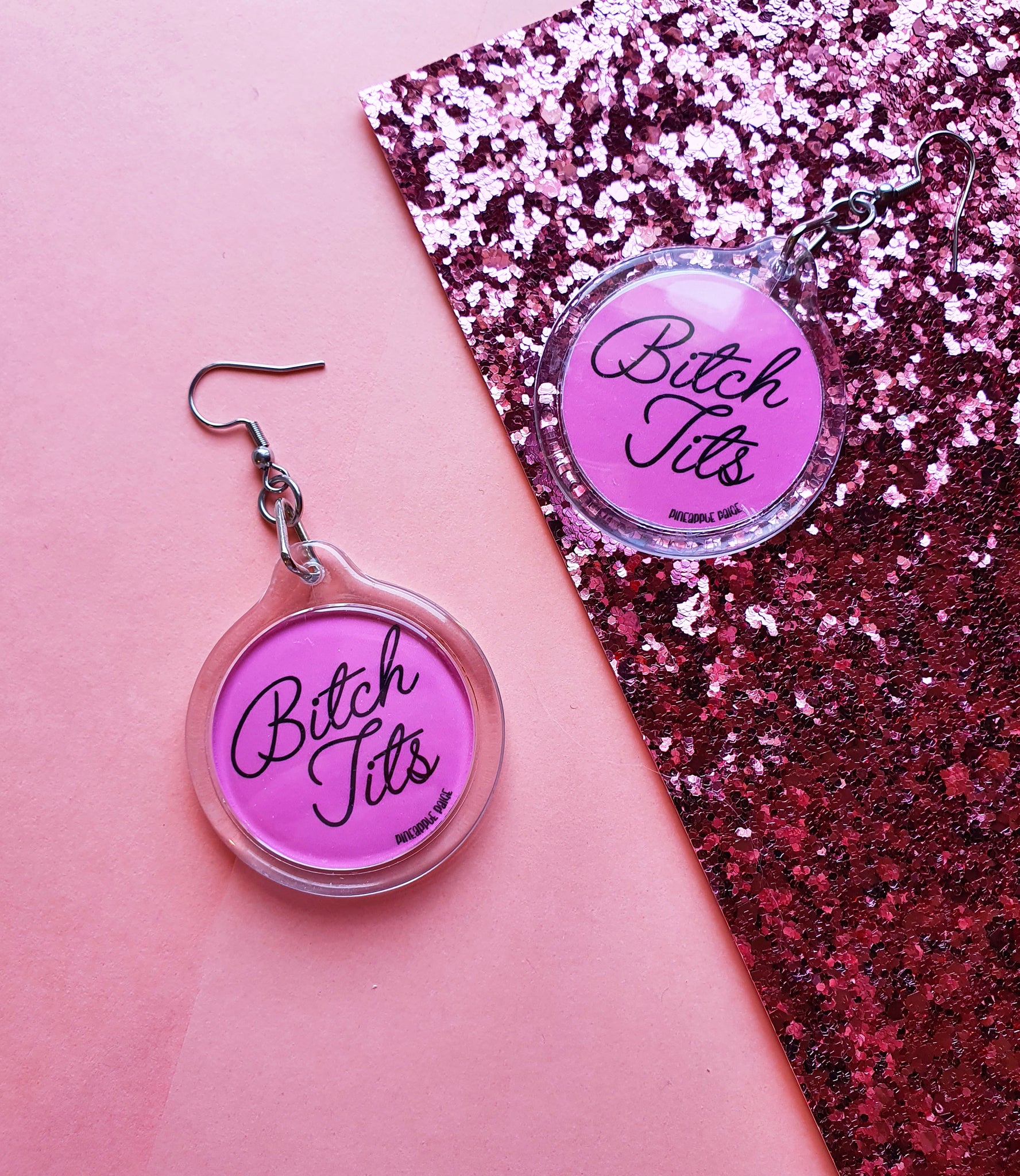 Bitch Tits Earrings - 3 Colour Options