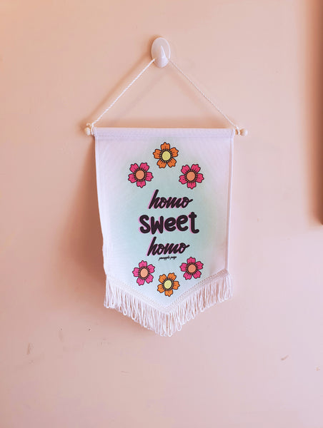 Homo Sweet Homo- Gay Wall Art Hanging