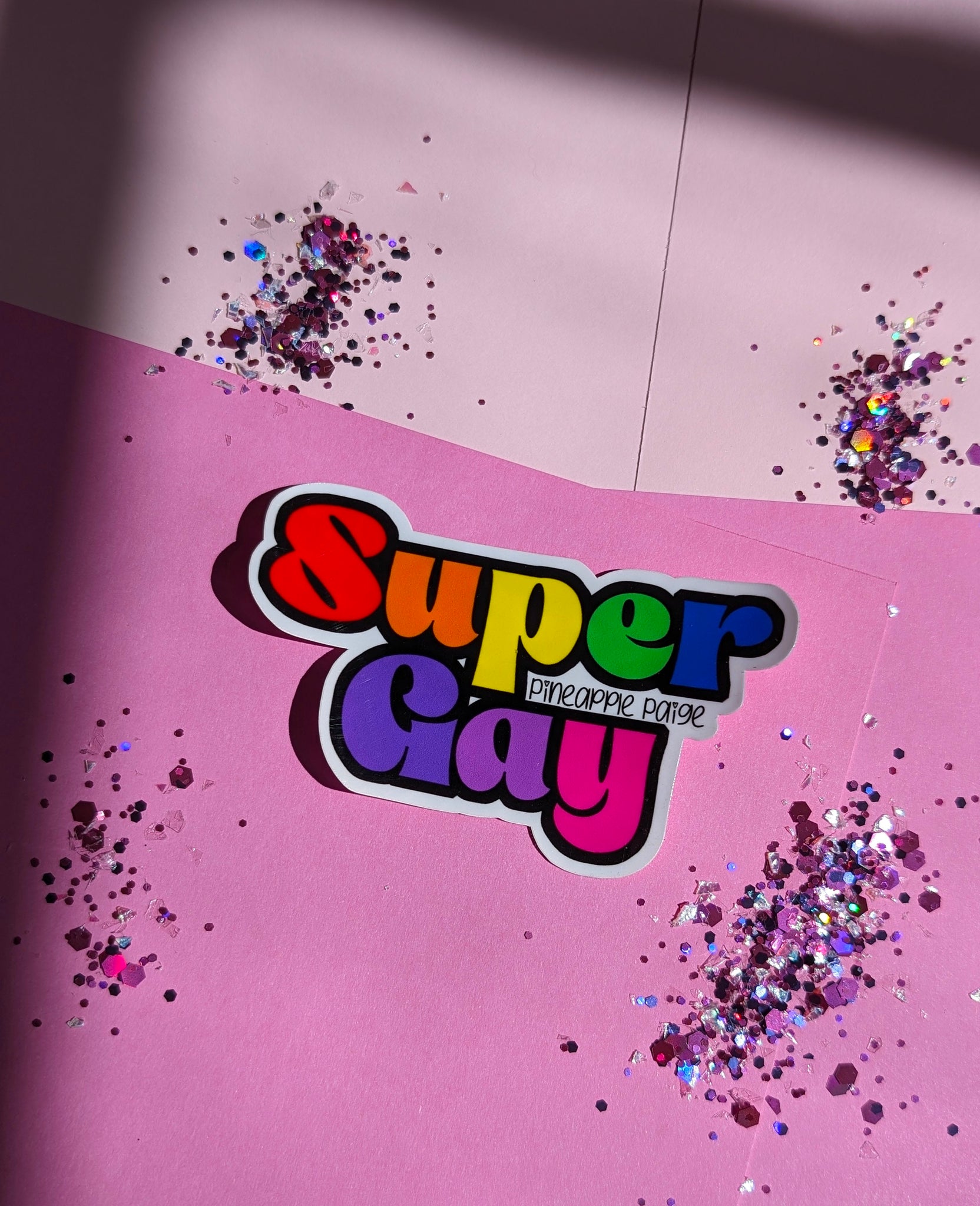 Super Gay Rainbow Sticker