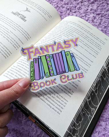 Fantasy Book Club Sticker