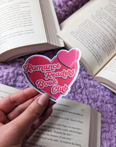 Romance Readers Book Club Sticker