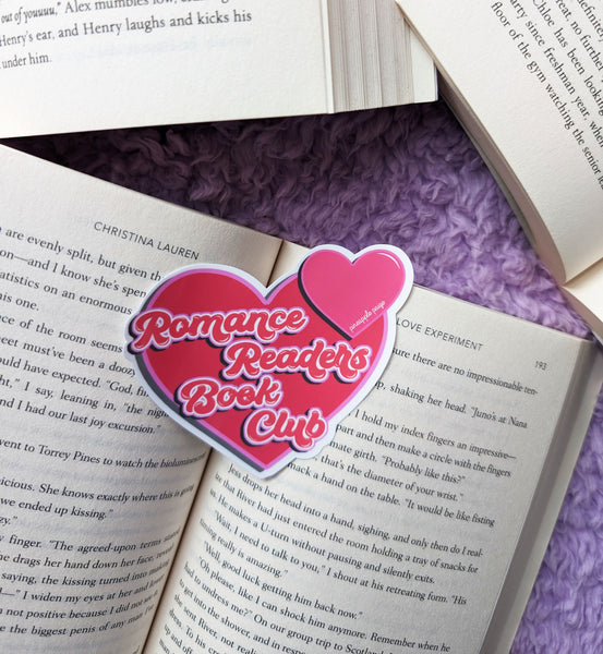 Romance Readers Book Club Sticker