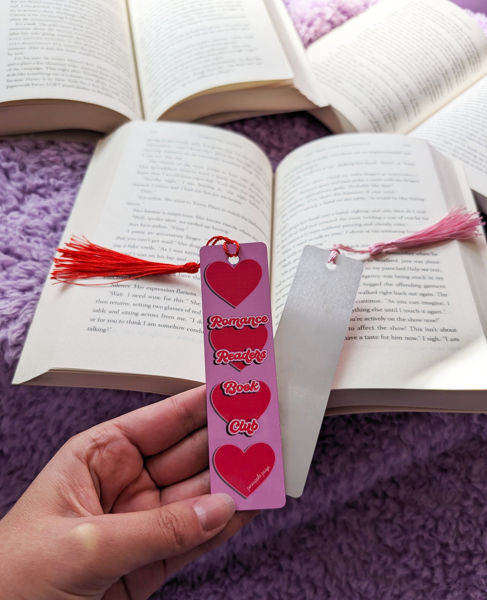 Romance Readers Book Club - Metal Sublimation Bookmark