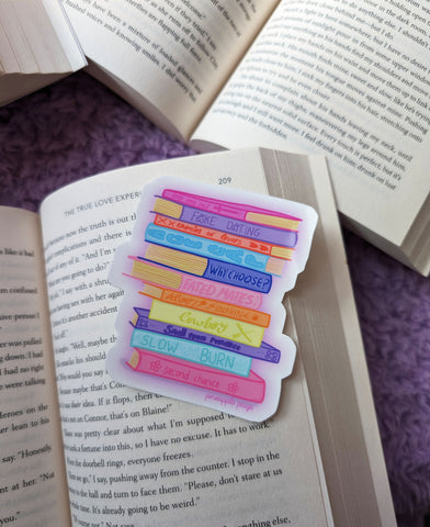 The Tropes - Book Stack Sticker