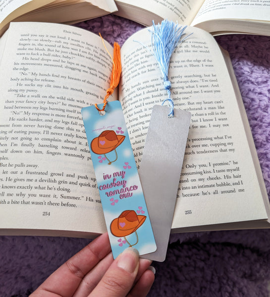 In My Cowboy Romance Era - Metal Sublimation Bookmark