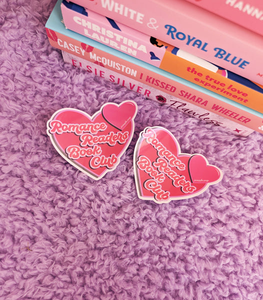 Romance Readers Book Club Sticker
