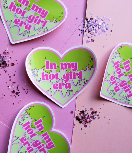 In My Hot Girl Era -  Heart Sticker