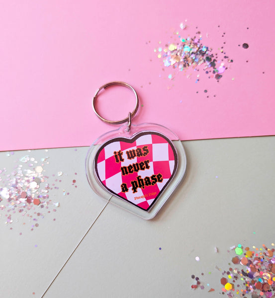It Was Never A Phase - Emo Keychain