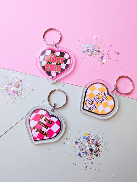 It Was Never A Phase - Emo Keychain