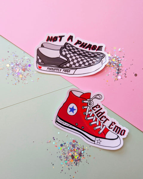 Not A Phase - Vans Shoe Sticker