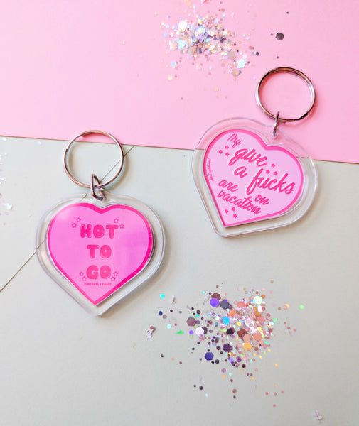 My Give A Fucks Are On Vacation - Keychain