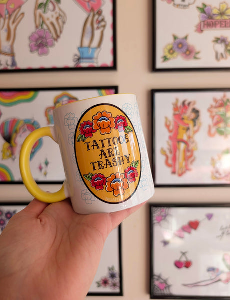 Tattoos Are Trashy - Art Print