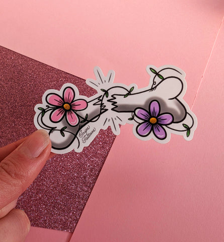 Broken Bone Sticker