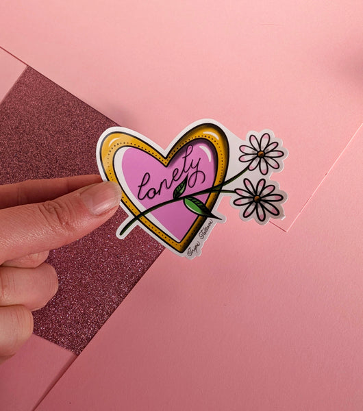 Lonely - Heart Sticker
