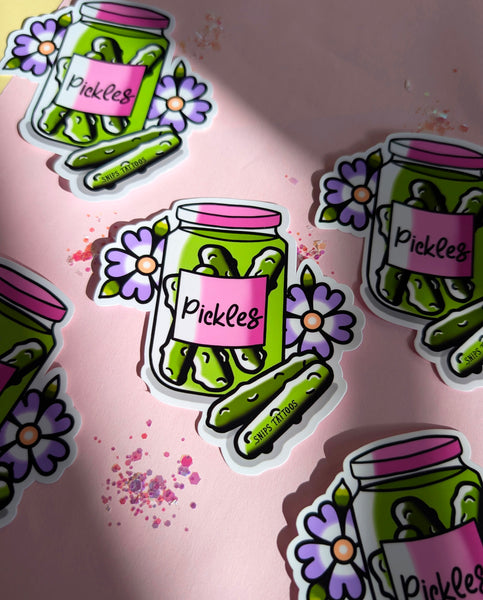 Pickle Jar Sticker