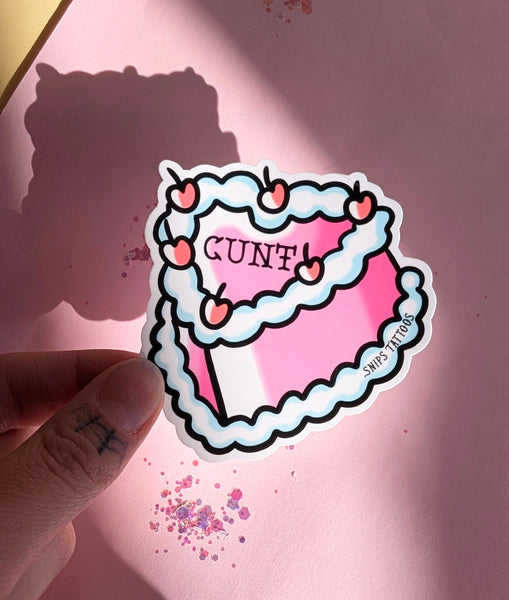 Cunt Cake Sticker