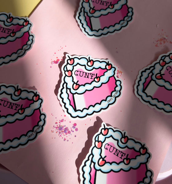 Cunt Cake Sticker