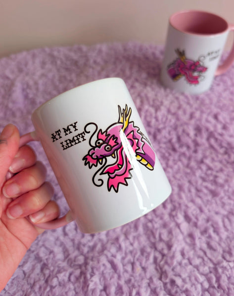 At My Limit Purple Dragon Mug