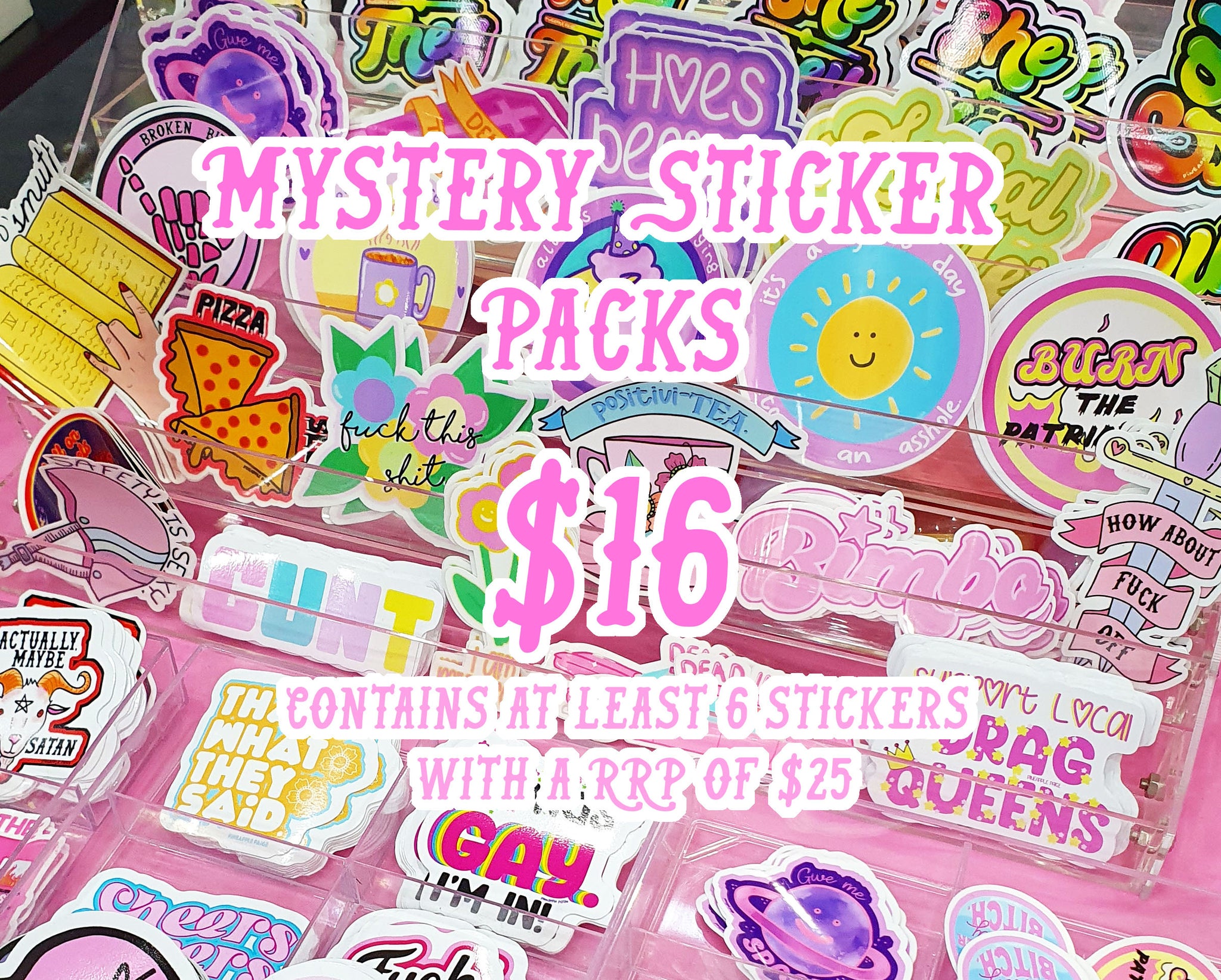 Mystery Sticker Packs - Clearance & Overstocks!