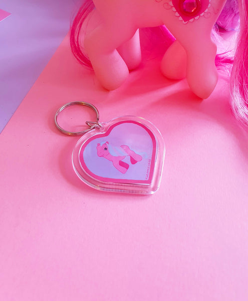 Pony Keychain- Never Grow Up Gang