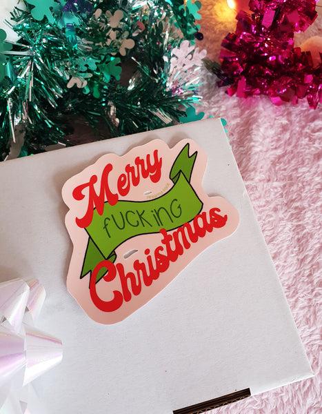 Merry Fucking Christmas Sticker