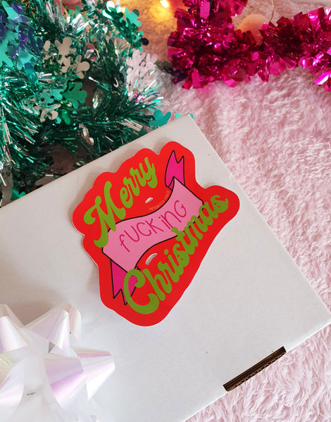 Merry Fucking Christmas Sticker