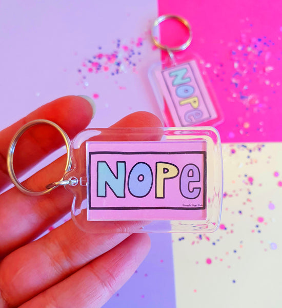 NOPE Keychain