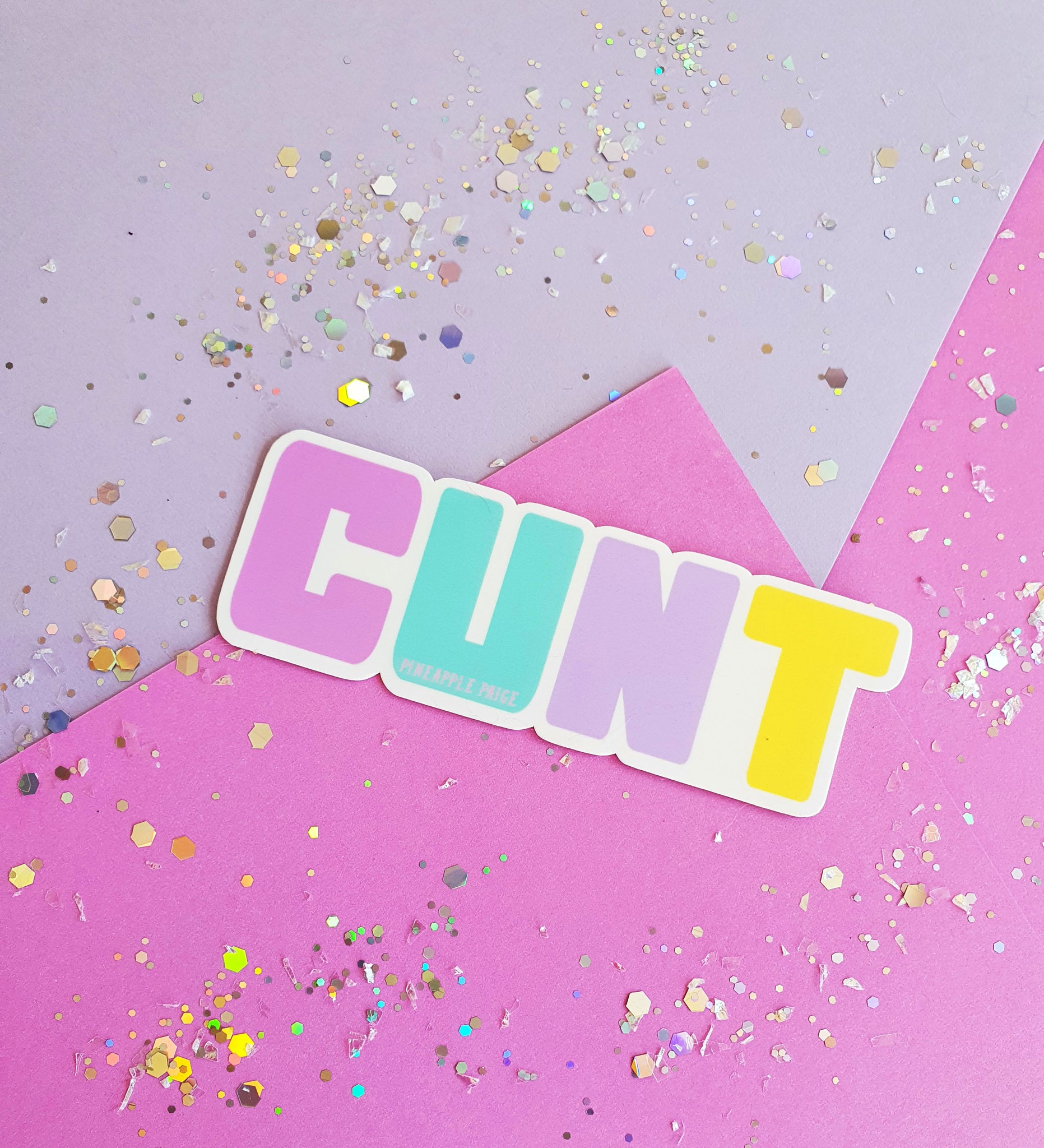 Cunt Rainbow Sticker