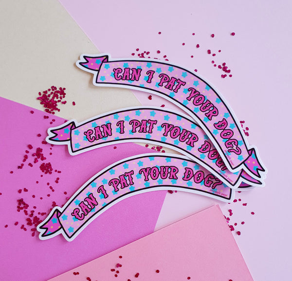 Can I Pat Your Dog? Sticker