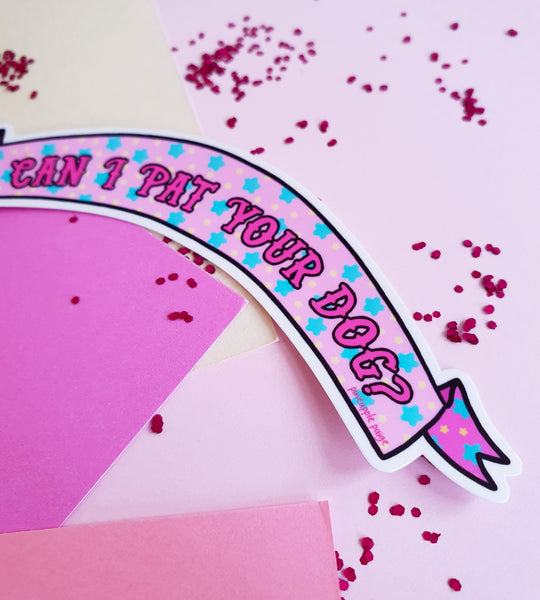 Can I Pat Your Dog? Sticker