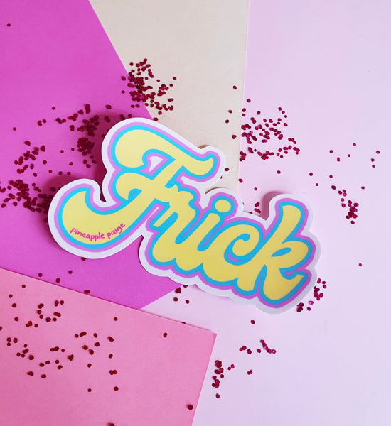 Frick Sticker