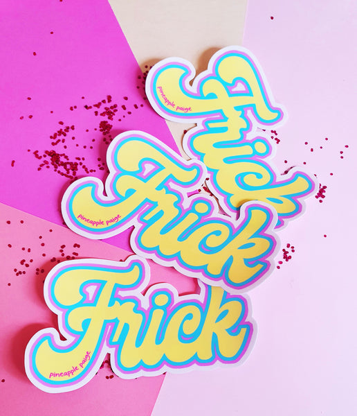 Frick Sticker