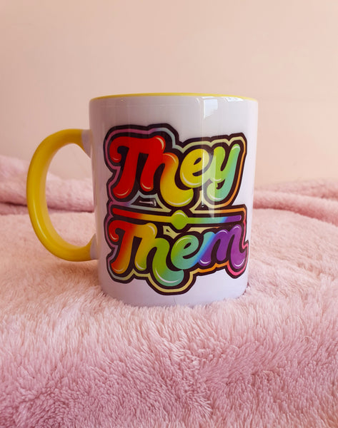 They / Them Keychain