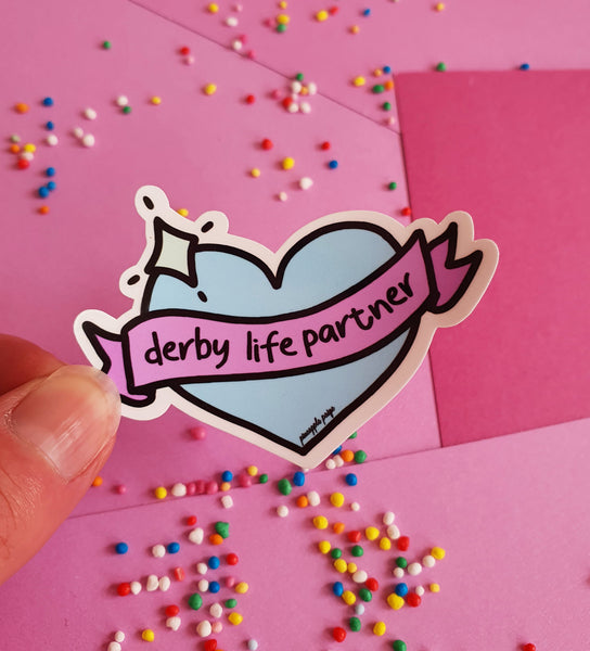 Derby Life Partner Skate Sticker