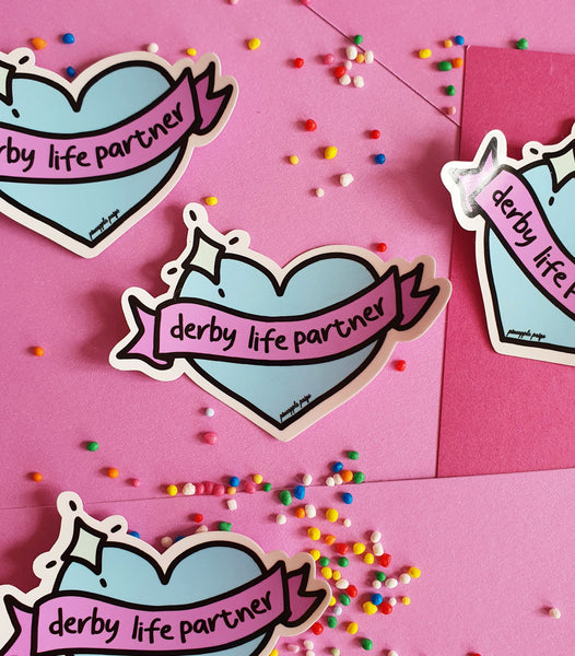 Derby Life Partner Skate Sticker