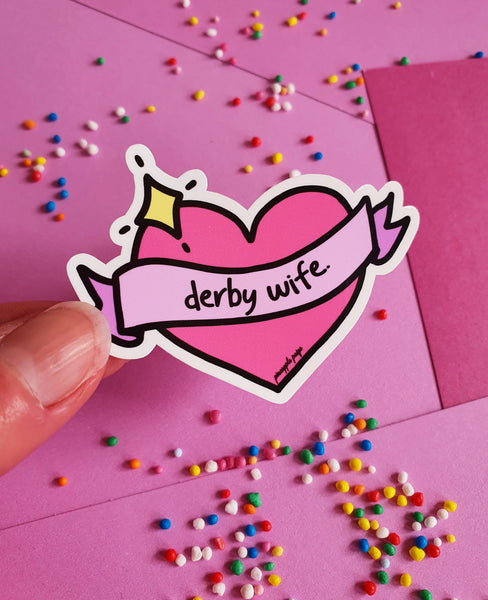 Derby Wife Skate Sticker