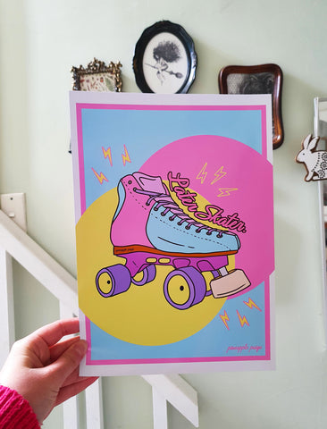 Later Skater Art Print