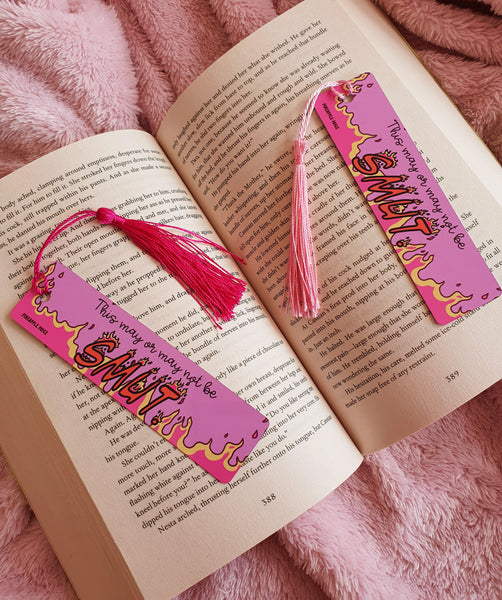 'This May Or May Not Be Smut' Metal Sublimation Bookmark