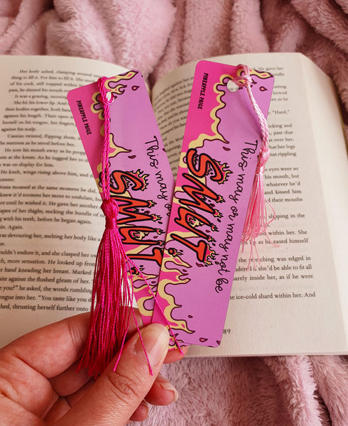 'This May Or May Not Be Smut' Metal Sublimation Bookmark