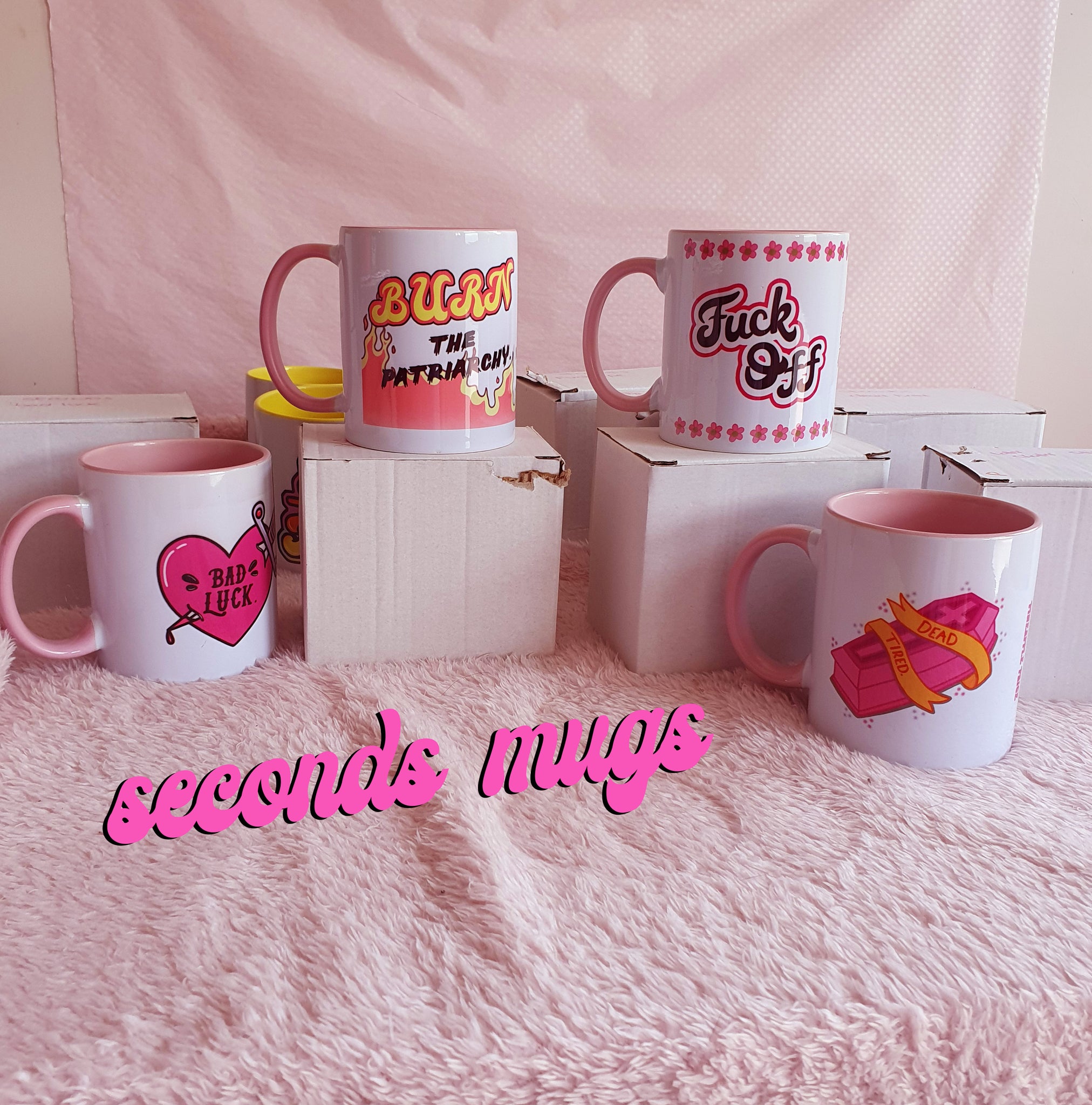 Seconds Mugs- (Stock Updated 28/1/24)