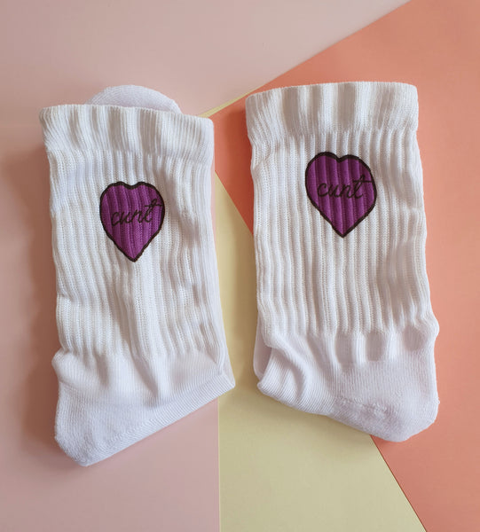 Cunt Socks - Purple