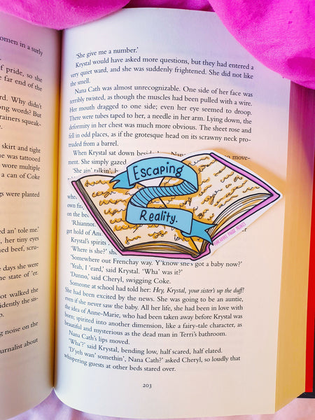 Escaping Reality Sticker- Book Lover