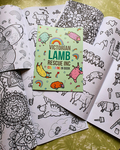 Charity Colouring Book- Victorian Lamb Rescue